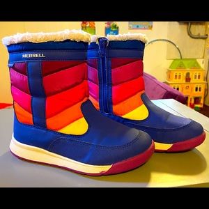 Merrill Alpine Puffer Waterproof Boots - kids size 1